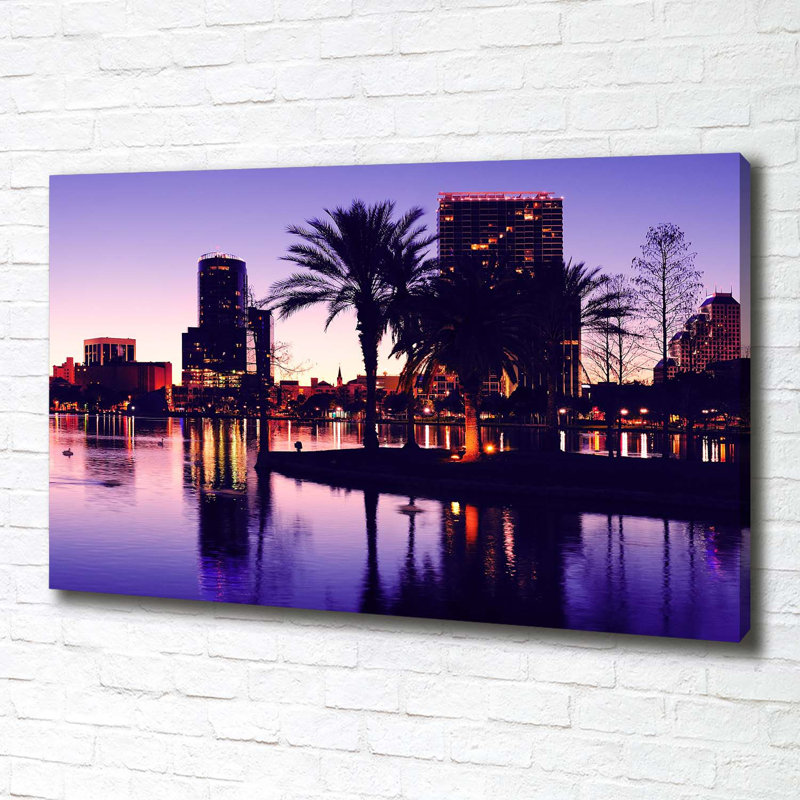 Orlando Usa - Wrapped Canvas Print