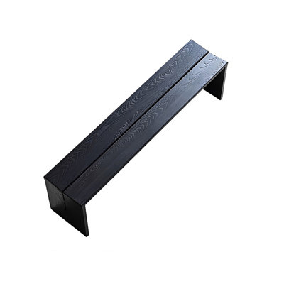 Tabouret de bout en pin noir