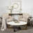 Giles Marble Top End Table-858580446