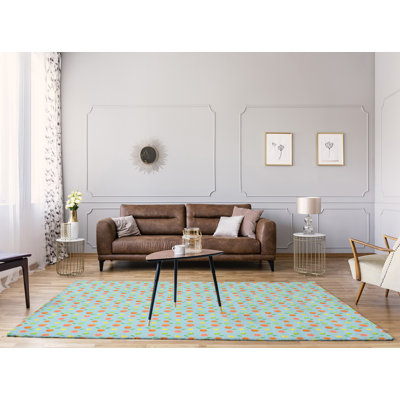 Tapis de la zone verte agrume fruits