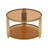 Glass Coffee Table With Shelf