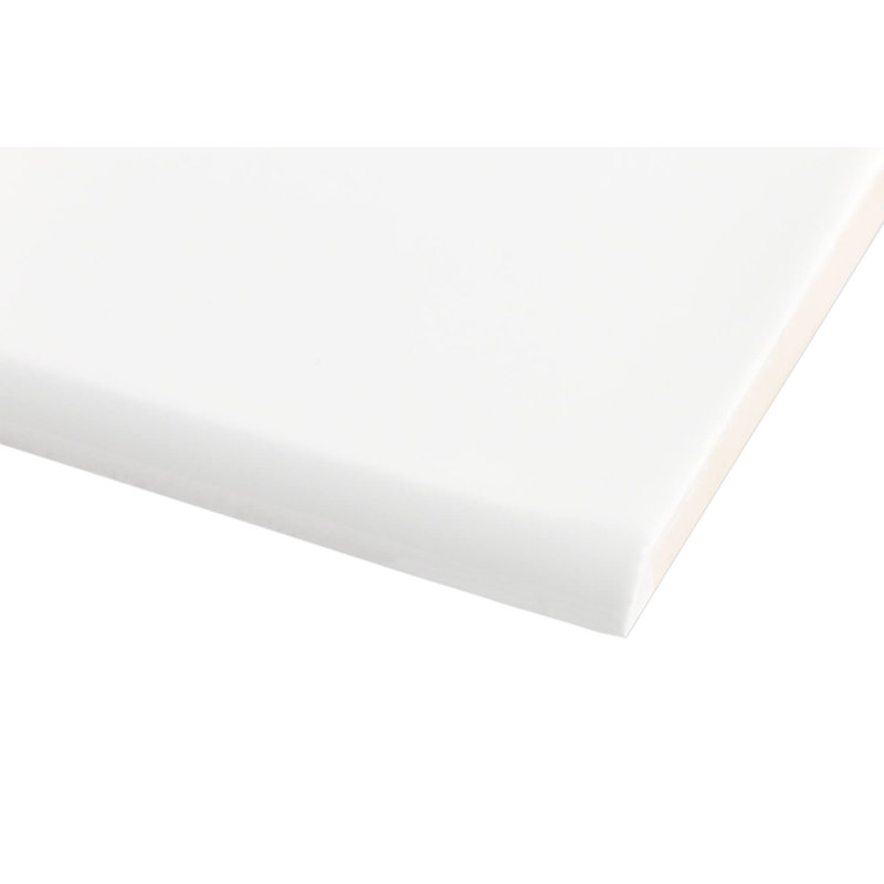 Midland Bianco 3x12 Polished Ceramic Bullnose Tile Trim