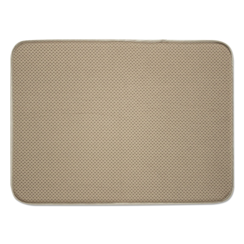 Tapis de séchage en microfibre, Beige