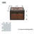 24" H X 34.6" W Outdoor Square Propane Fire Pit Table