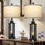 Ensemble de lampe de table en métal 27,5 "avec veilleuse et ports USB Cochranville-88636472-88636473
