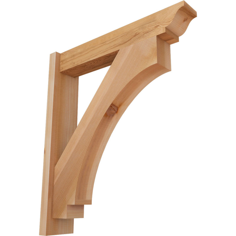 Persienne impériale traditionnelle, P 26 po x H 30 po, Cèdre rouge de l'Ouest l 5 1/2 po (lisse)