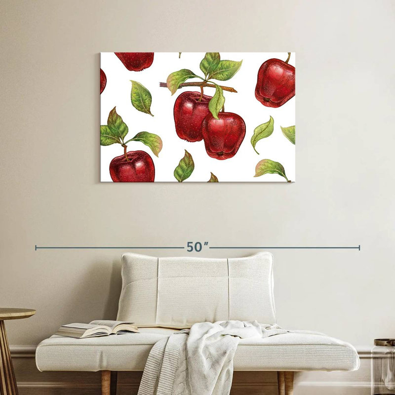 Yarlin Luscious Apples, 24" H x 36" W