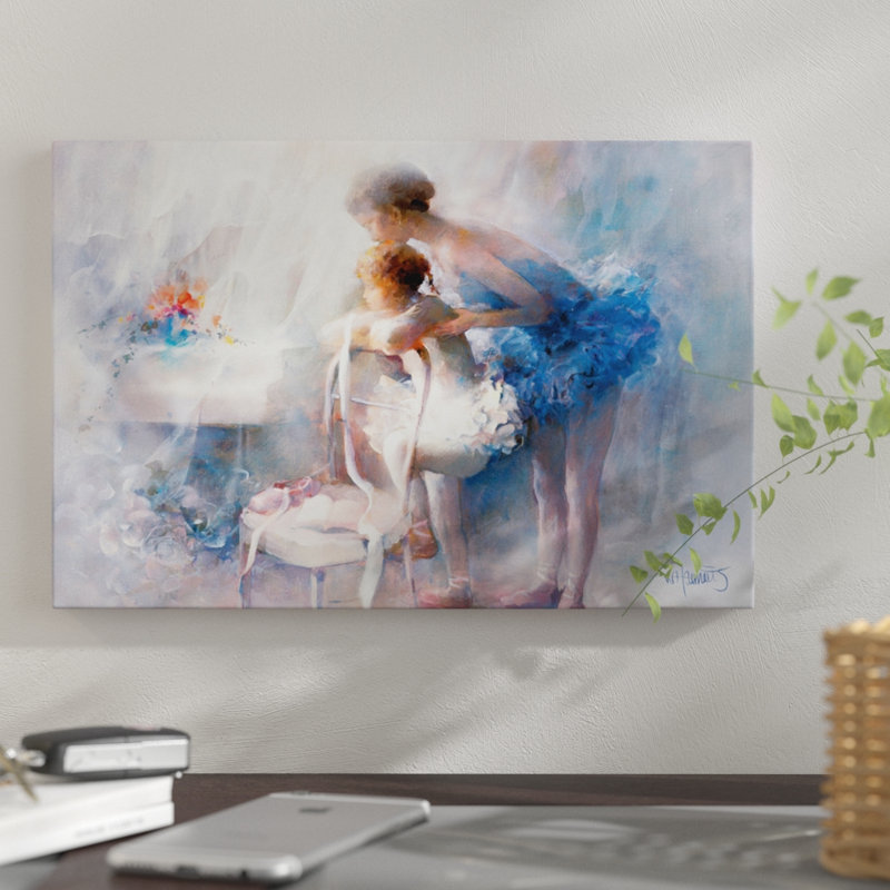 « ballet », reproduction sur toile, H 8 po x l 12 po x P 0,75 po