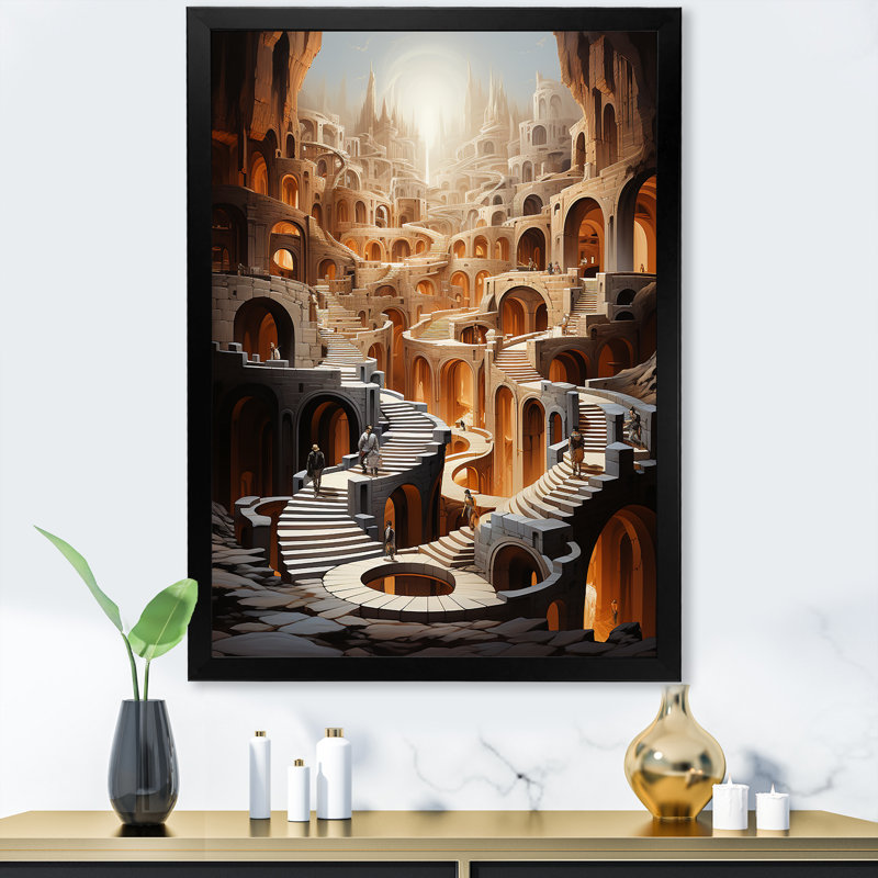 Impression sur toile grise surrélevée grise I sur toile, Cadre photo noir, H 44 po x l 34 po x P 1,5 po