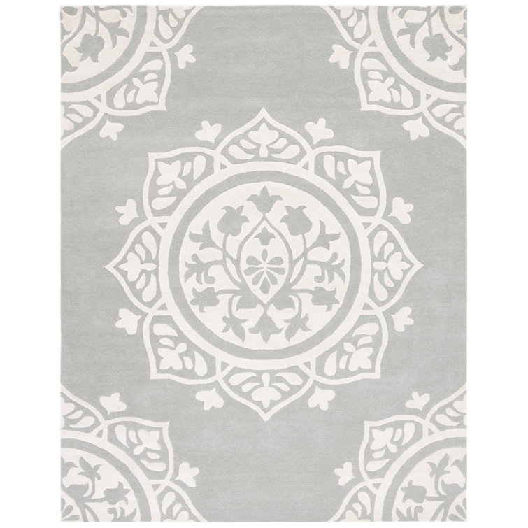 Cruz Hand Tufted Wool Geometric Rug