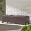 Banc de rangement en osier