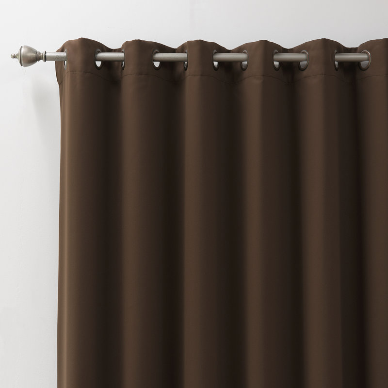 Colinton Curtain Single Panel, 100" W x 96" L, Chocolate