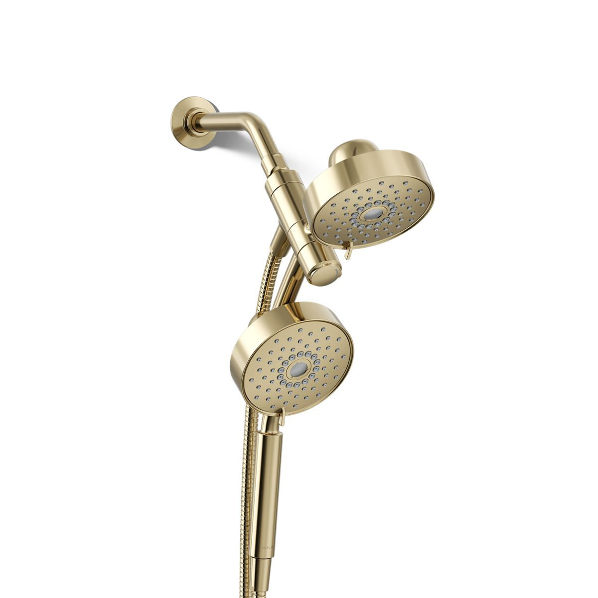 Purist 2.5 GPM 2-In-1 Multifunction Shower Combo Kit, Gold