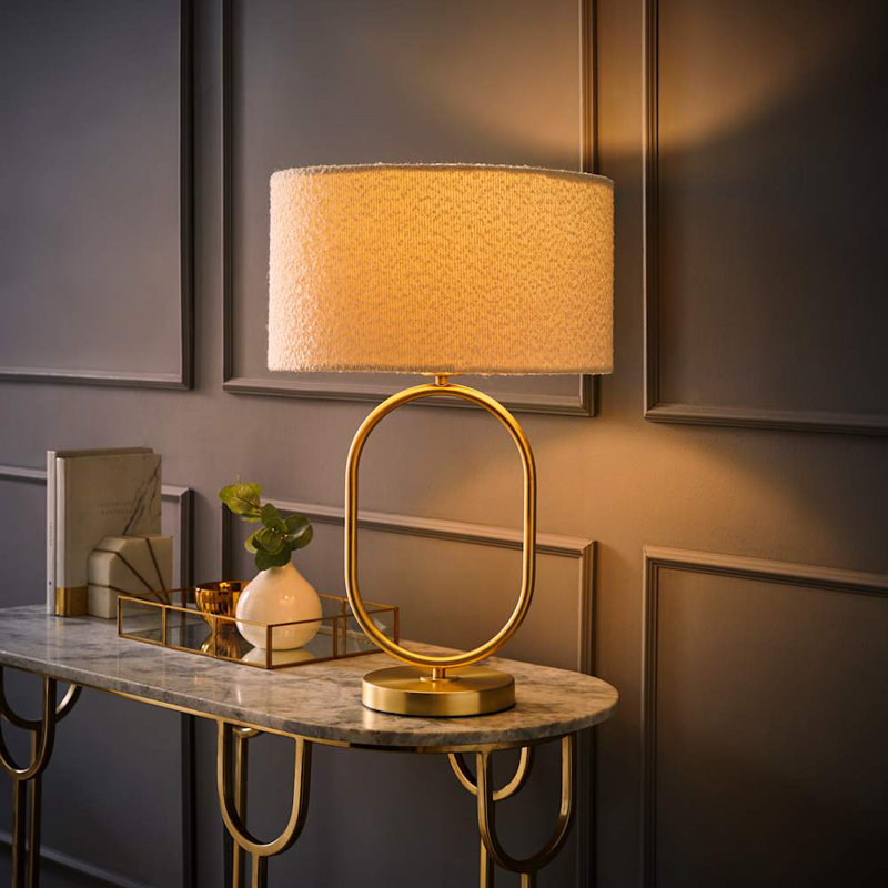 Alechandre Metal Table Lamp, No