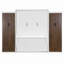 Lit escamotable mural avec placard, tiroirs et table Murphy-142006400
