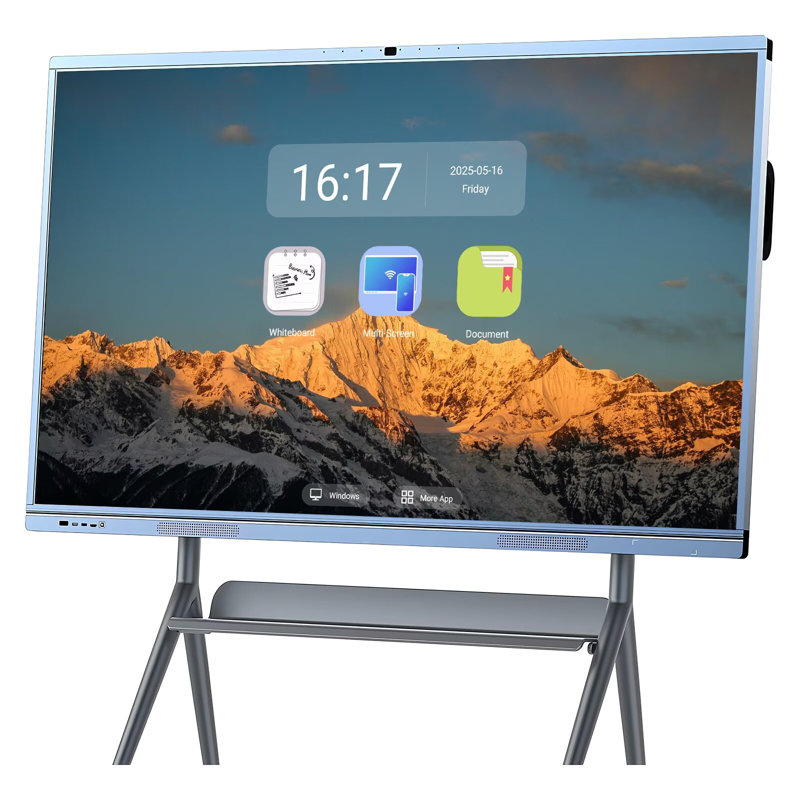 JYXCN Smart Board 65 Inch Interactive All-in-One Computer, Touch Screen with Dual System & Cloud Sharing - For Classroom, Office & Presentations?(Include Wall Mount)