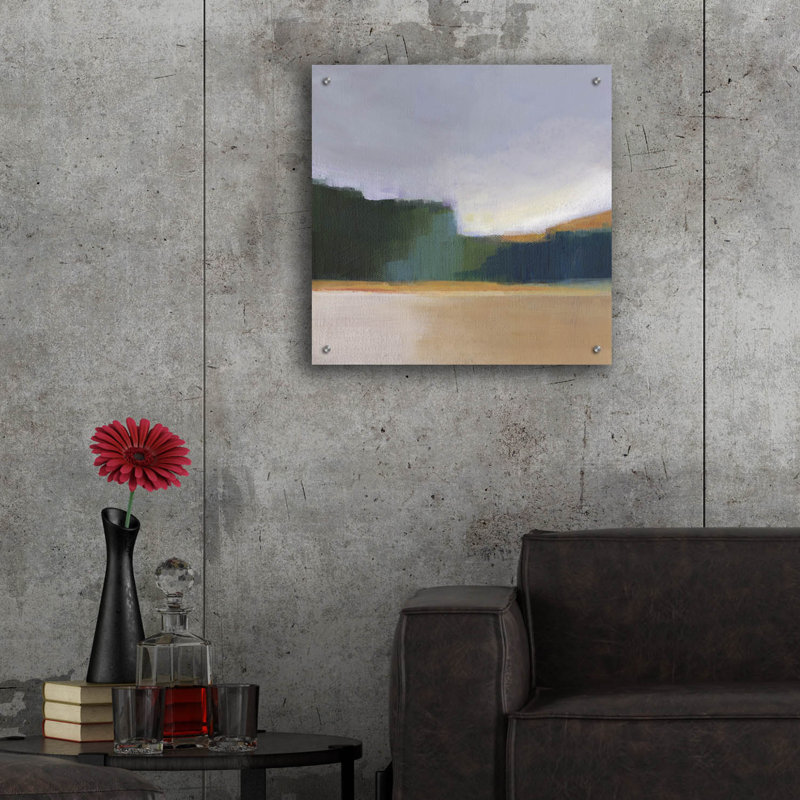  «Solitude 1» par Brittany Evans, art mural en verre acrylique, 24 po x 24 po