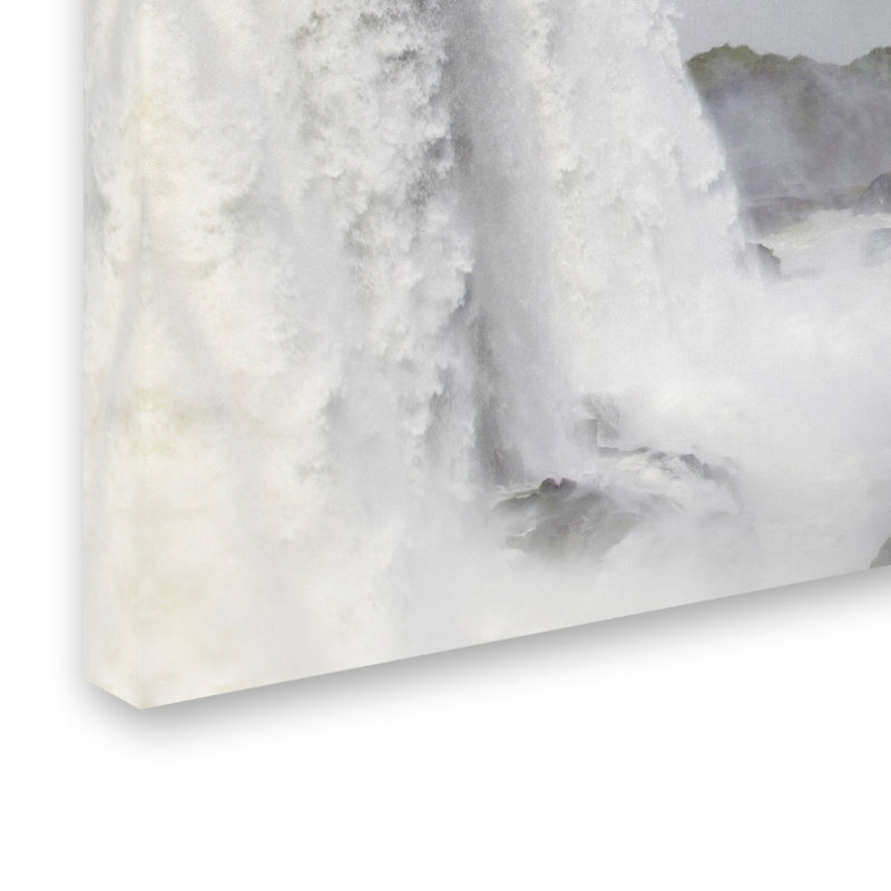 Robert Harding Waterfall Canvas Print with Rainbow