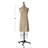 Woven Cotton Kitchen Apron With Striped Shoulder Straps