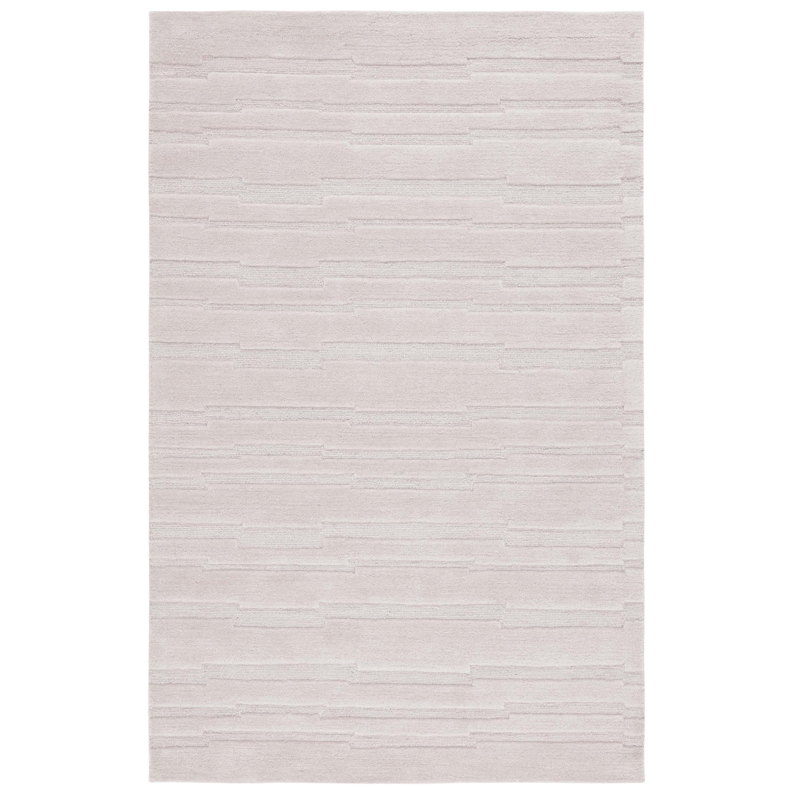Elona Beige Hand-Tufted Wool Rug, Rectangle 3' x 5'