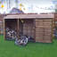 11 Ft. x 3 Ft. Log & Tool Store - Triple Bay Multi Storage Unit-36319742