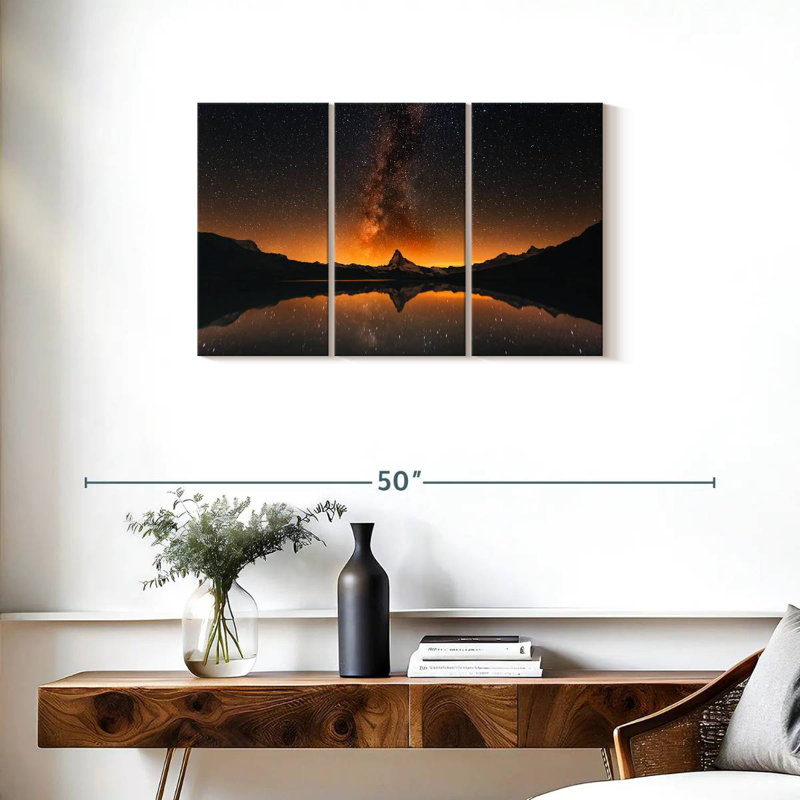 Oberle Milky Way At Lake Stellisee, 20" H x 33" W