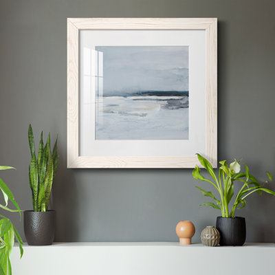 «Inky Coastline II», reproduction encadrée de qualité supérieure - prête à être accrochée