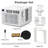 24,000 BTU Wi-Fi Enabled Window Air Conditioner With Heat And Dehumidifier