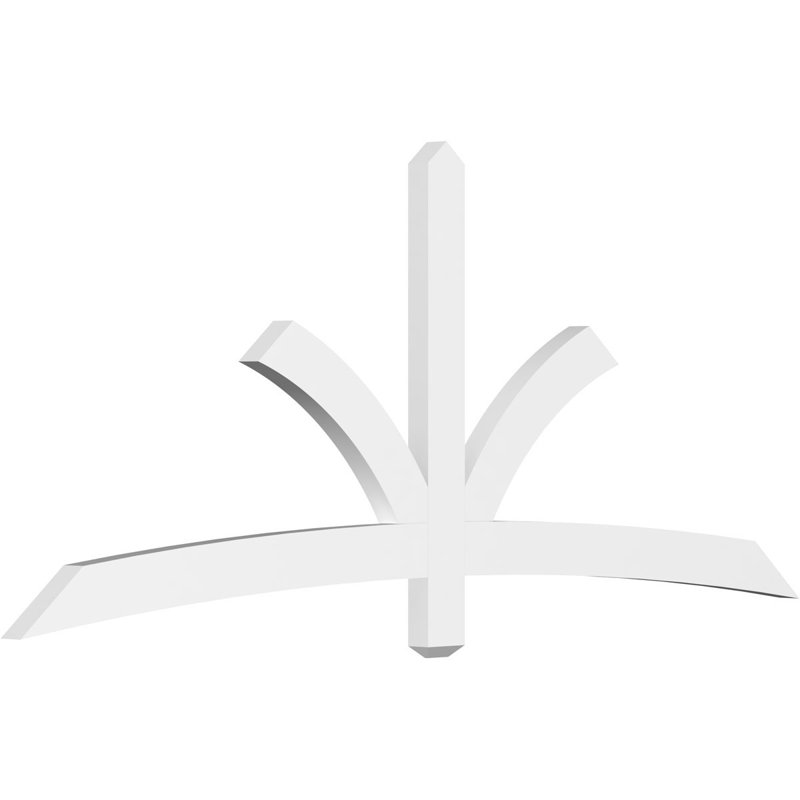 Support pour pignon Davenport, H 35 po x l 84 po (pas: 10/12), P 4 po x F 4 po, PVC
