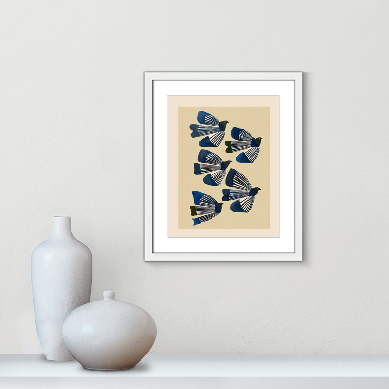 Imprimé indigo par ville, Blanc satiné, 16'' W x 19'' H, Matted Print