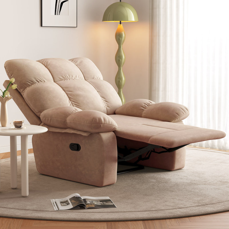 Light Brown Adjustable Recliner Chair