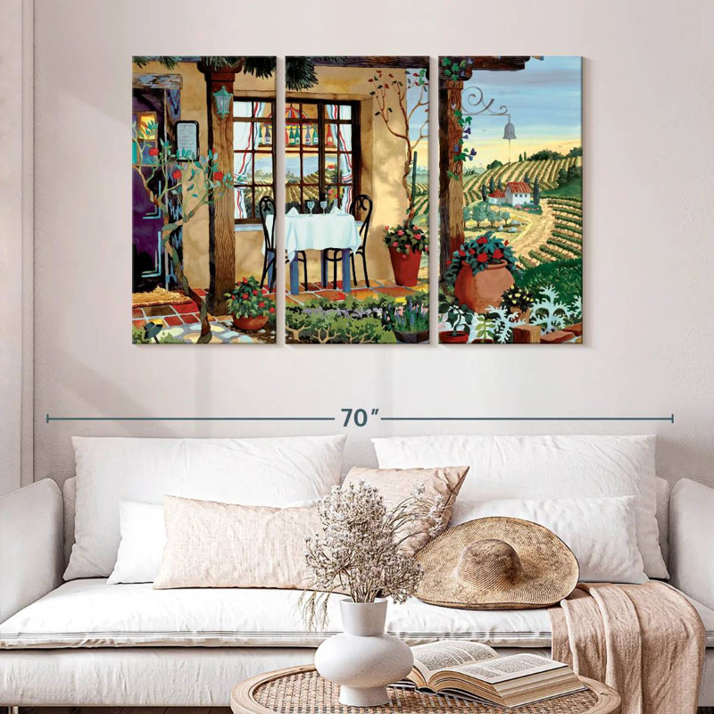 Alvord «A Taste Of Wine Country», H 32 po x l 50 po