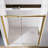 44" - 48" W x74" H Single Sliding Frameless Shower Door with Clear Tempered Glass-109701290