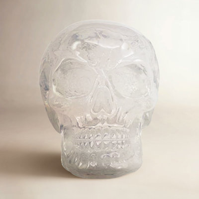 Brose Translucent Skull Miniature Figurine