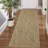 Farmhouse Scalloped Rug Washable Rug with Non Slip TRP Backing, Low Pile Non Shedding Rustic Carpet, Soft Thin Foldable Printed Mat for Living Room Bedroom-660204441-660204436