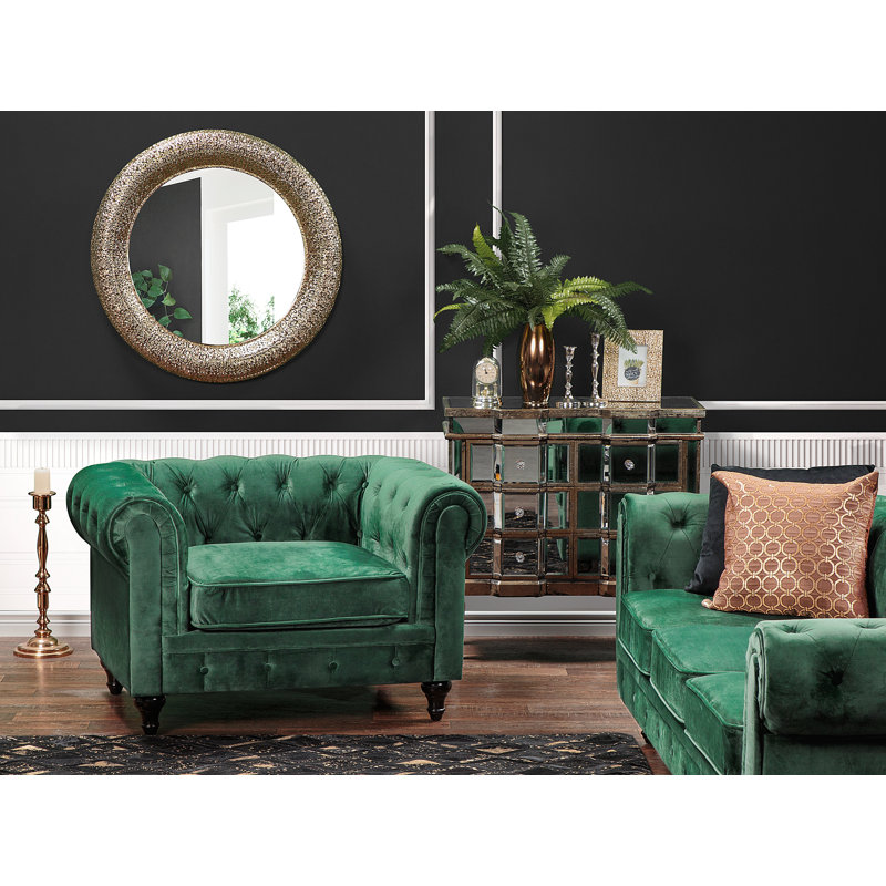 Chesterfield Chair, Green