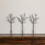 14In. Pre-Lit Artificial Halloween Black Twig Branches With 45 Orange LED Lights And Integrated Ground Stake - Set Of 3