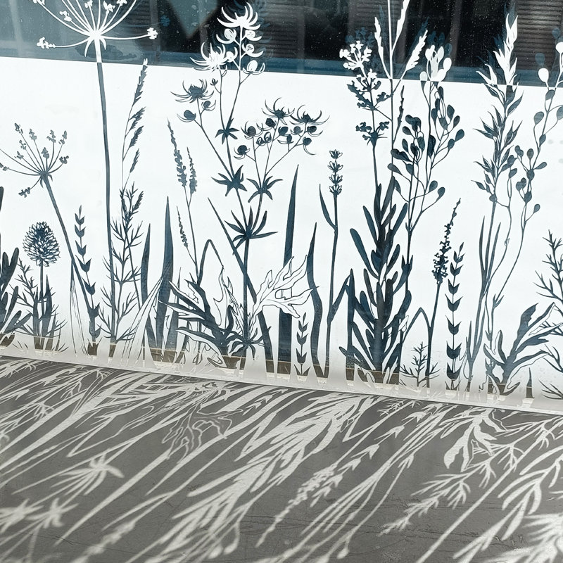 Grassland Flower Window Decal