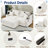 Sectional Sofa With Storage Space, A Movable Ottoman And Two Usb Ports-878682026