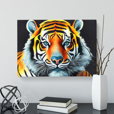 Watercolour Tiger Vol.2 - Wrapped Canvas