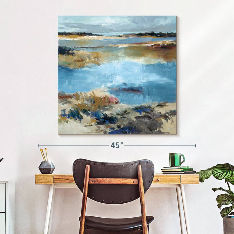Water Way, 33" H x 33" W