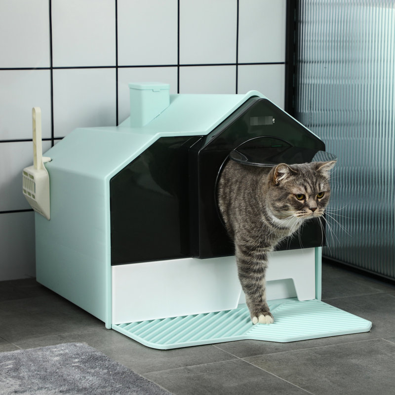 Litière Blue Cat avec réduction des odeurs, gestion facile et facile, nettoyage pratique,