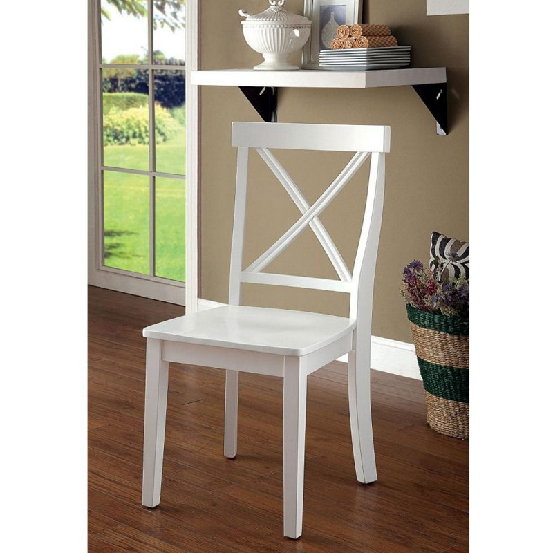 Chaise d'appoint blanche Donti