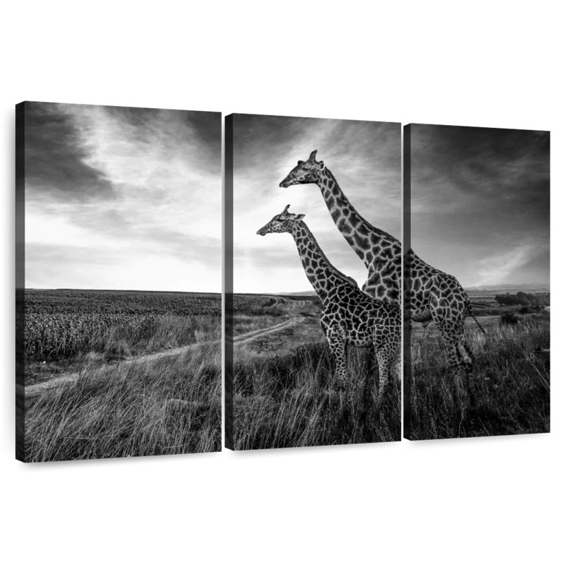 Brampt Reticulated Giraffe, 28" H x 45" W