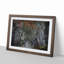 Dark Hedges Tree Road Ireland in Abstract - Picture Frame Graphic Art Print on MDF-55679626-55679631