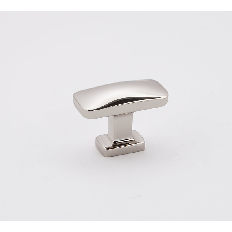 Cloud Rectangular Knob, 1.5" H x 0.63" W x 1.13" D, Nickel