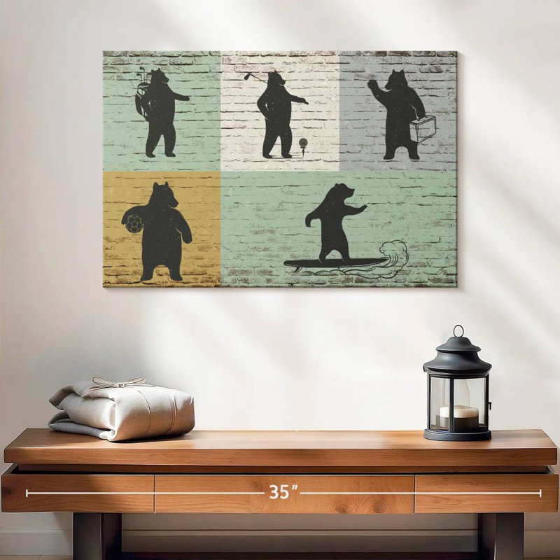 Impression sur toile à thème sport, H 16 po x l 24 po x P 1,25 po