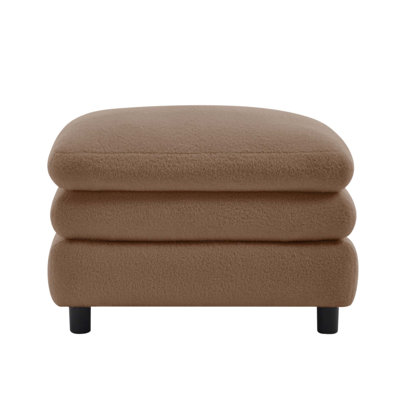 Repose-pieds courbé avec coussins moelleux et conception élégante pour un siège confortable