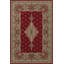 Tapis tissé bourgogne à motif lavable-1521350943