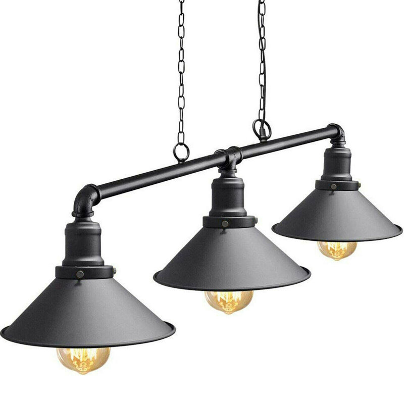 Wiesner 3 - Light Kitchen Island Pendant, Black